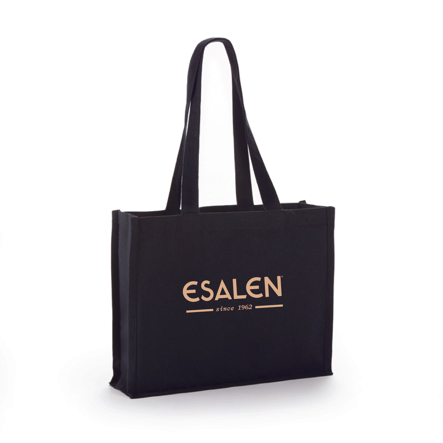 Esalen 1962 Logo Grocery Tote Bag in Black