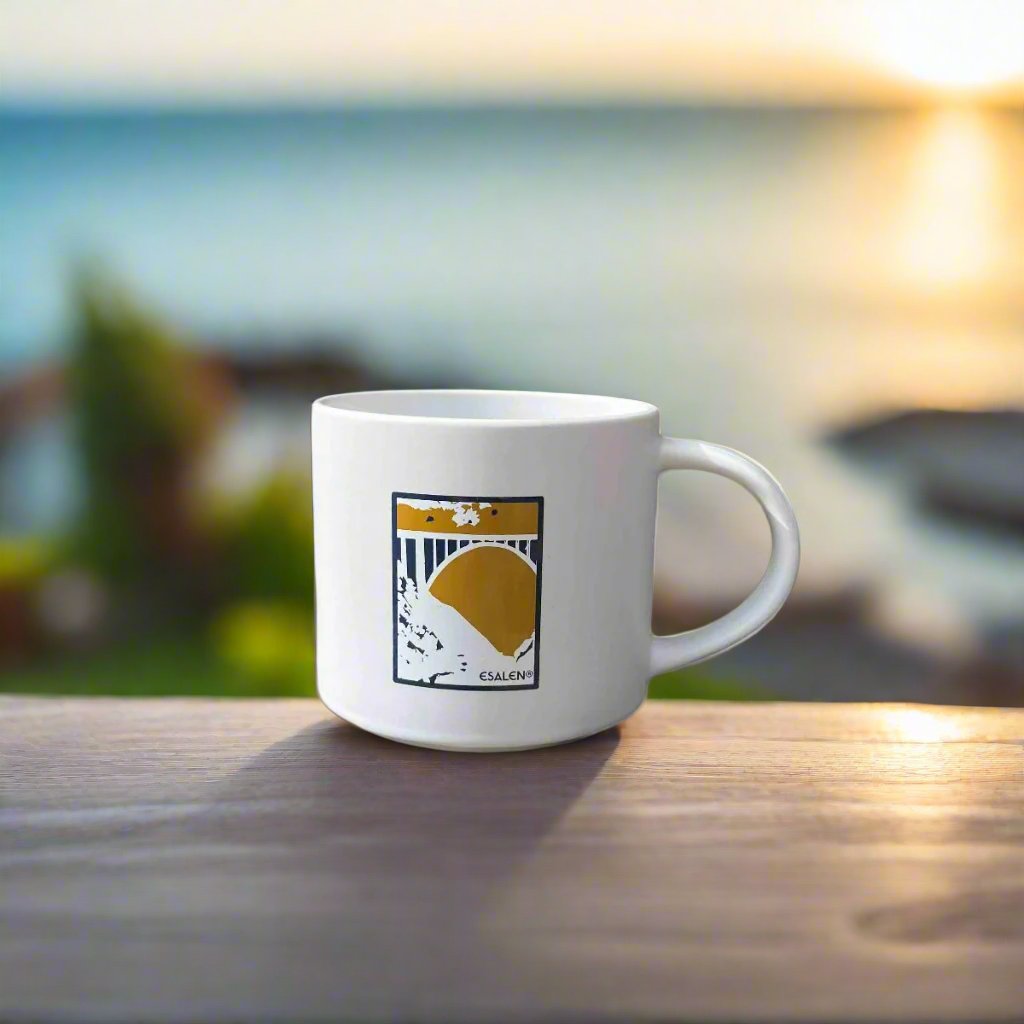Esalen Gifts & Home Esalen Big Sur Bridge Mug in White