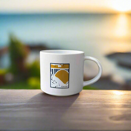 Esalen Gifts & Home Esalen Big Sur Bridge Mug in White