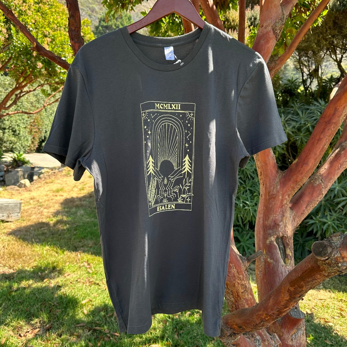 Tarot Card Organic T-Shirt in Coal