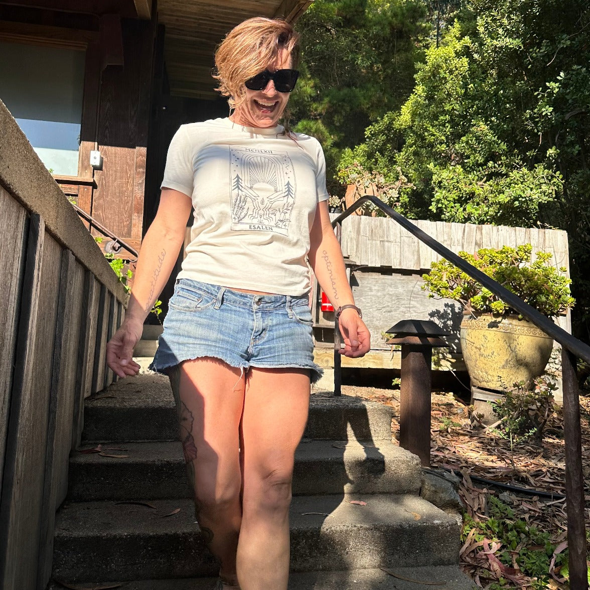 Tarot Card T-Shirt in Natural