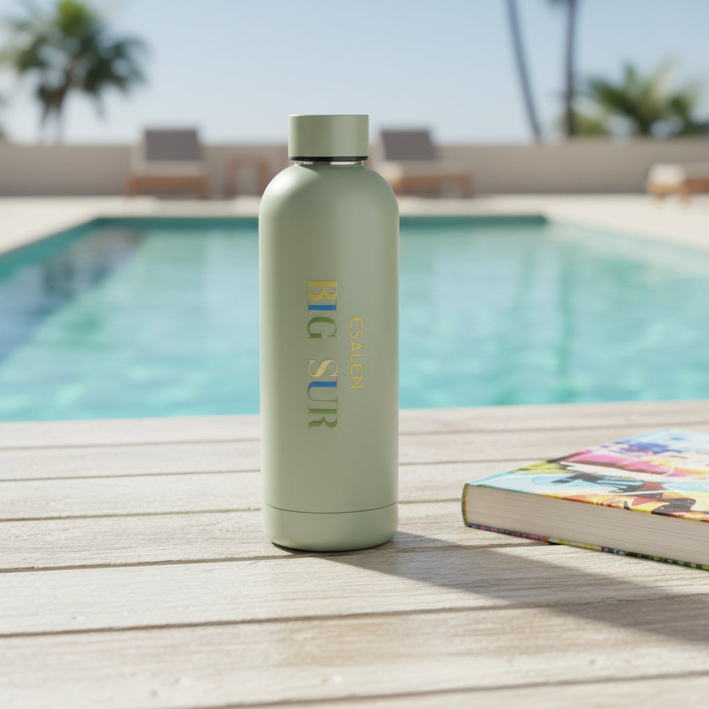 Big Sur Esalen Water Bottle in Aloe