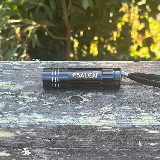 Esalen Logo Mini Flashlight in Black