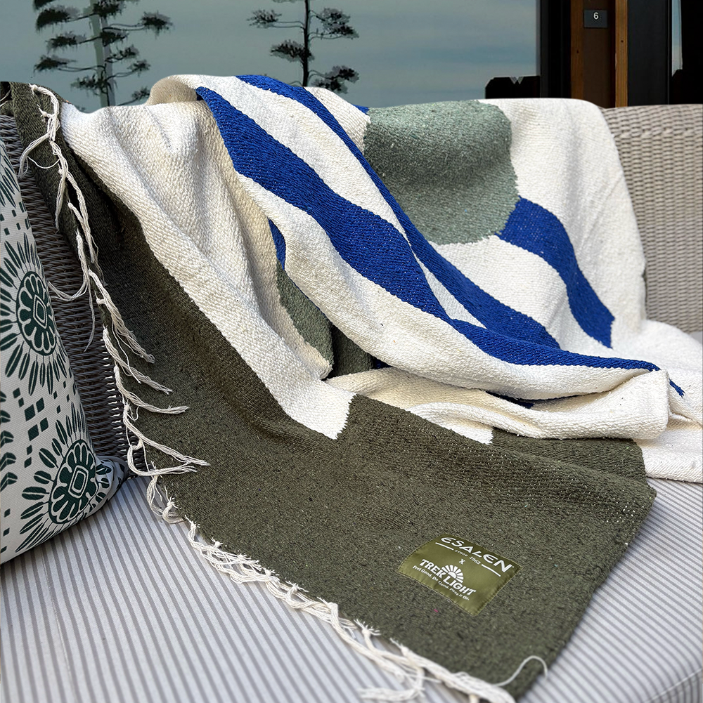 Big Sur Wave Blanket by Esalen x Trek Light