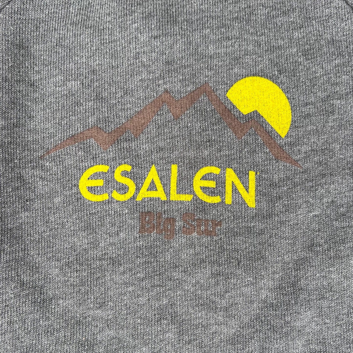 Esalen Toddler Big Sur Mt Sun Raglan Sweatshirt in Deep Heather Grey