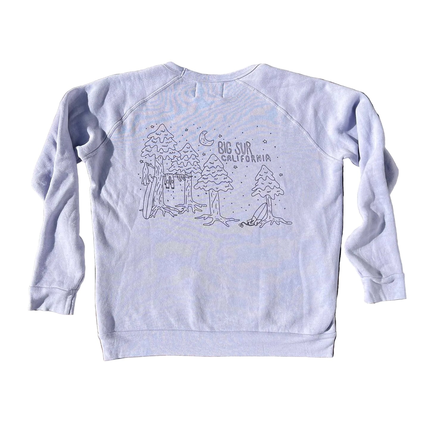 Big Sur Tall Tree Esalen Sweatshirt in Lavender by Somewhere x Esalen