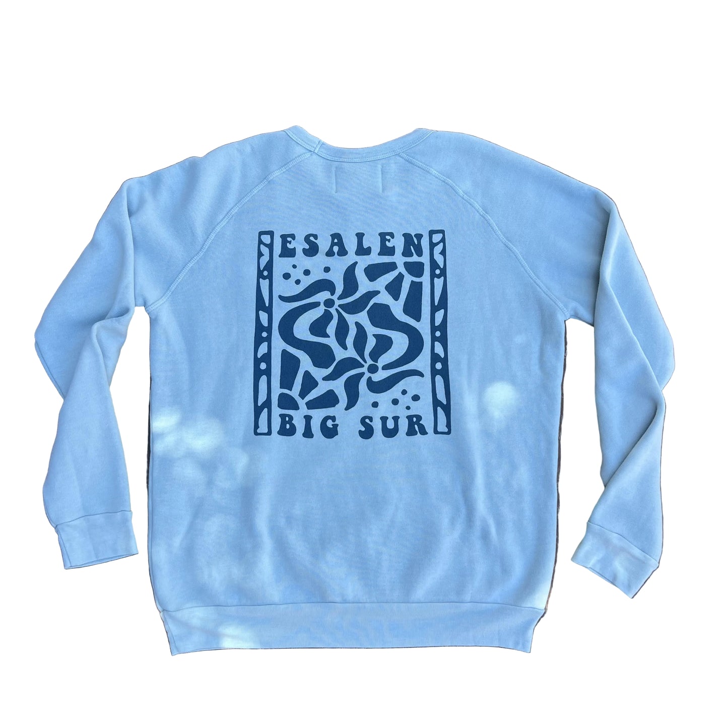 Floral Big Sur Sweatshirt in Sky Blue - Somewhere x Esalen