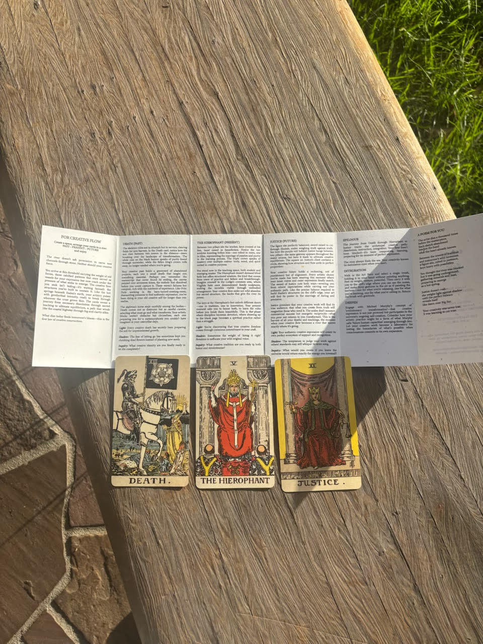 Tarot To Go 3 Card Pull Packet, Esalen Version by Alexander Tarrant
