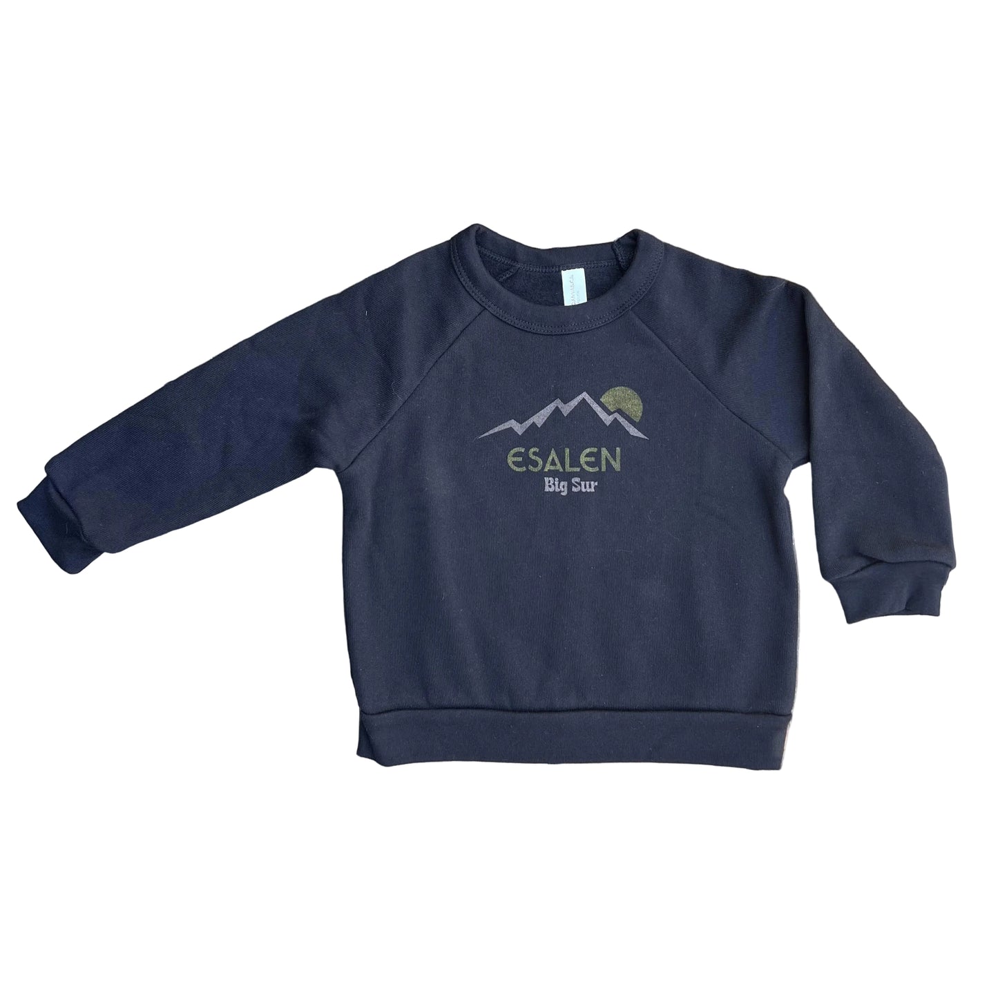 Esalen Mt Sun Logo Toddler Sweatshirt in Black