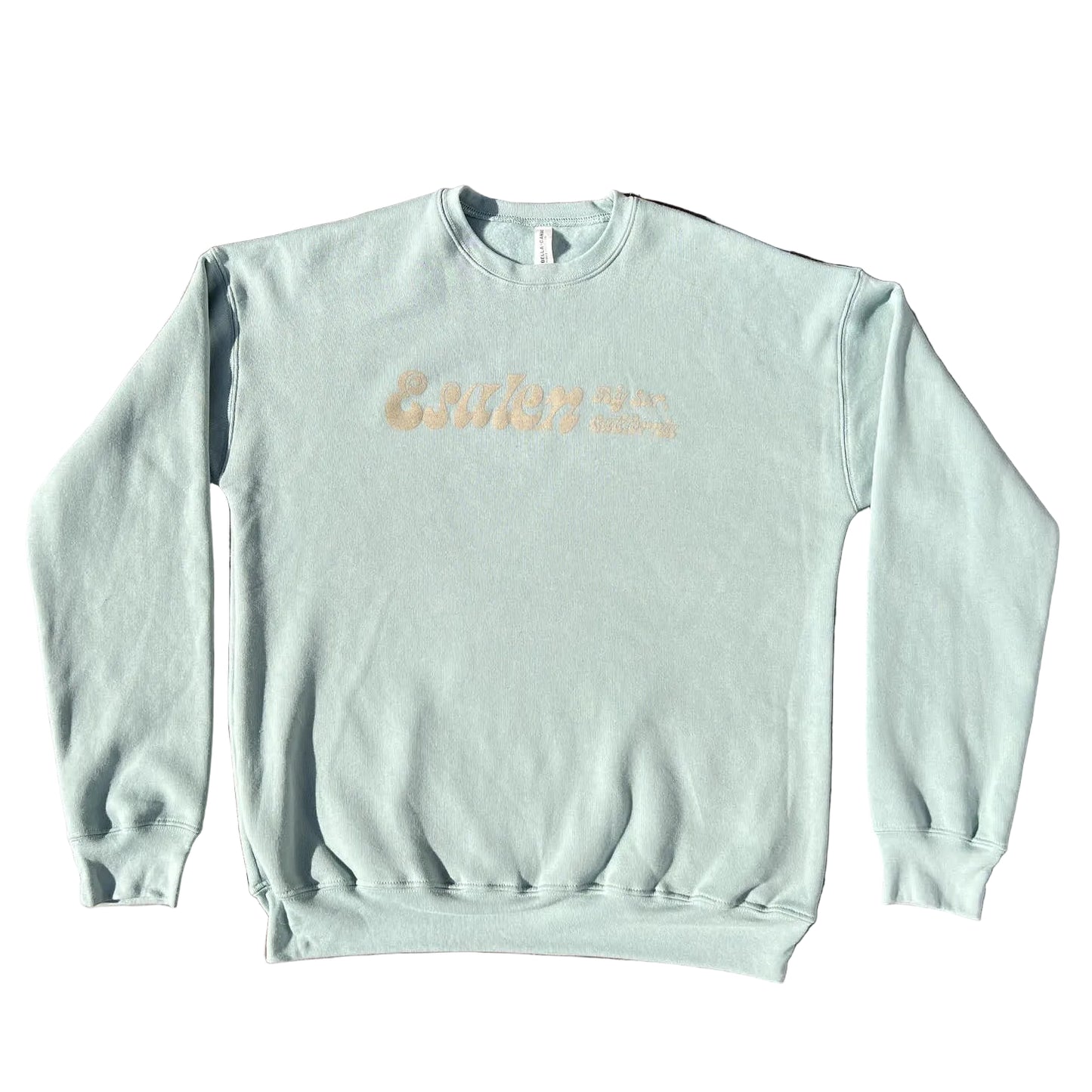 Esalen Big Sur California Logo Sweatshirt in Dusty Blue