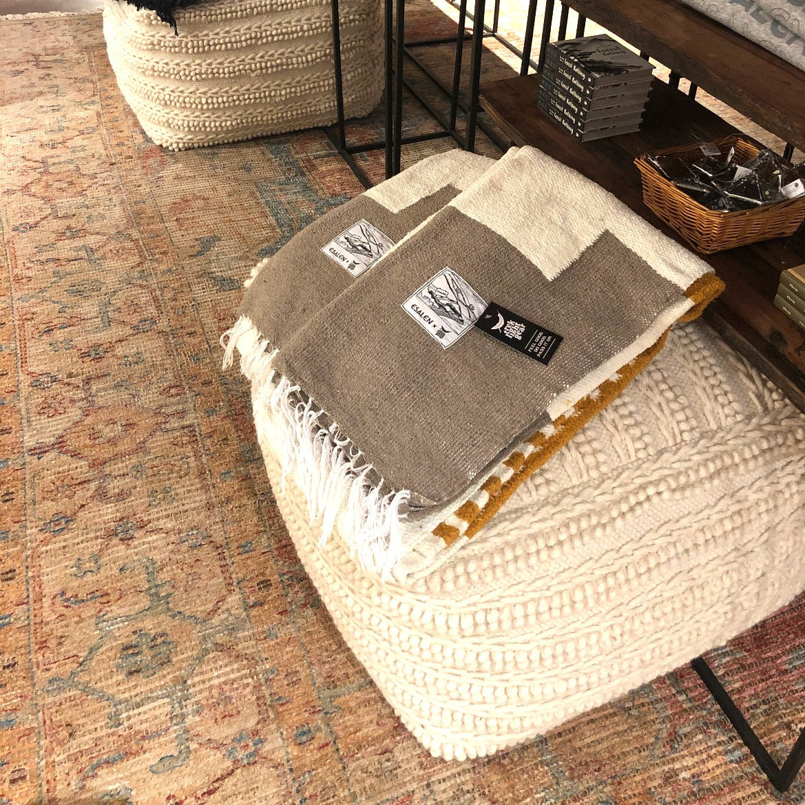 Esalen x Trek Light Gear Blanket in Horizon Gold