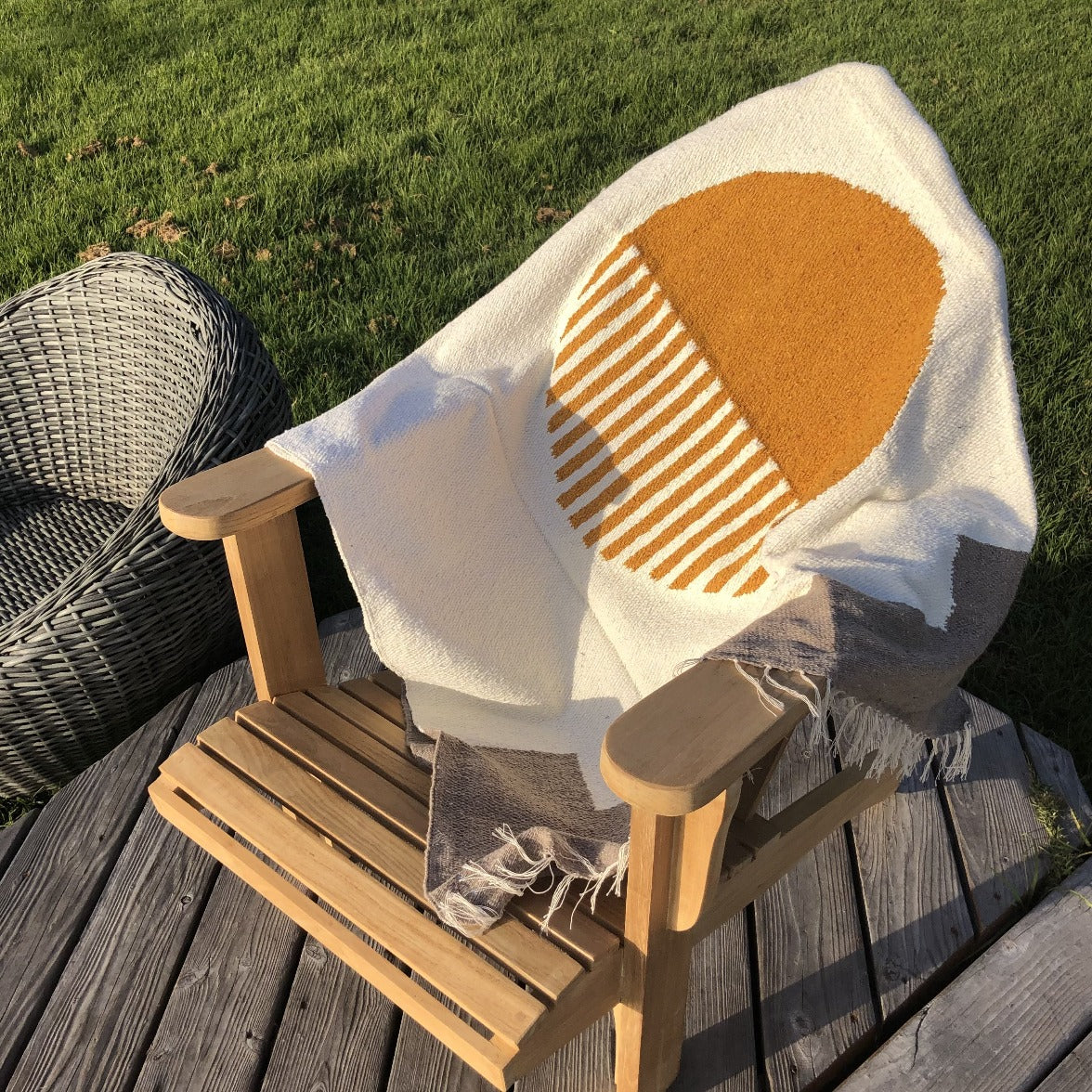 Esalen x Trek Light Gear Blanket in Horizon Gold
