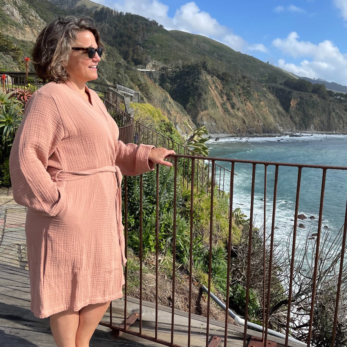 Esalen Apparel - Esalen x Parachute Waffle Robe in Clay