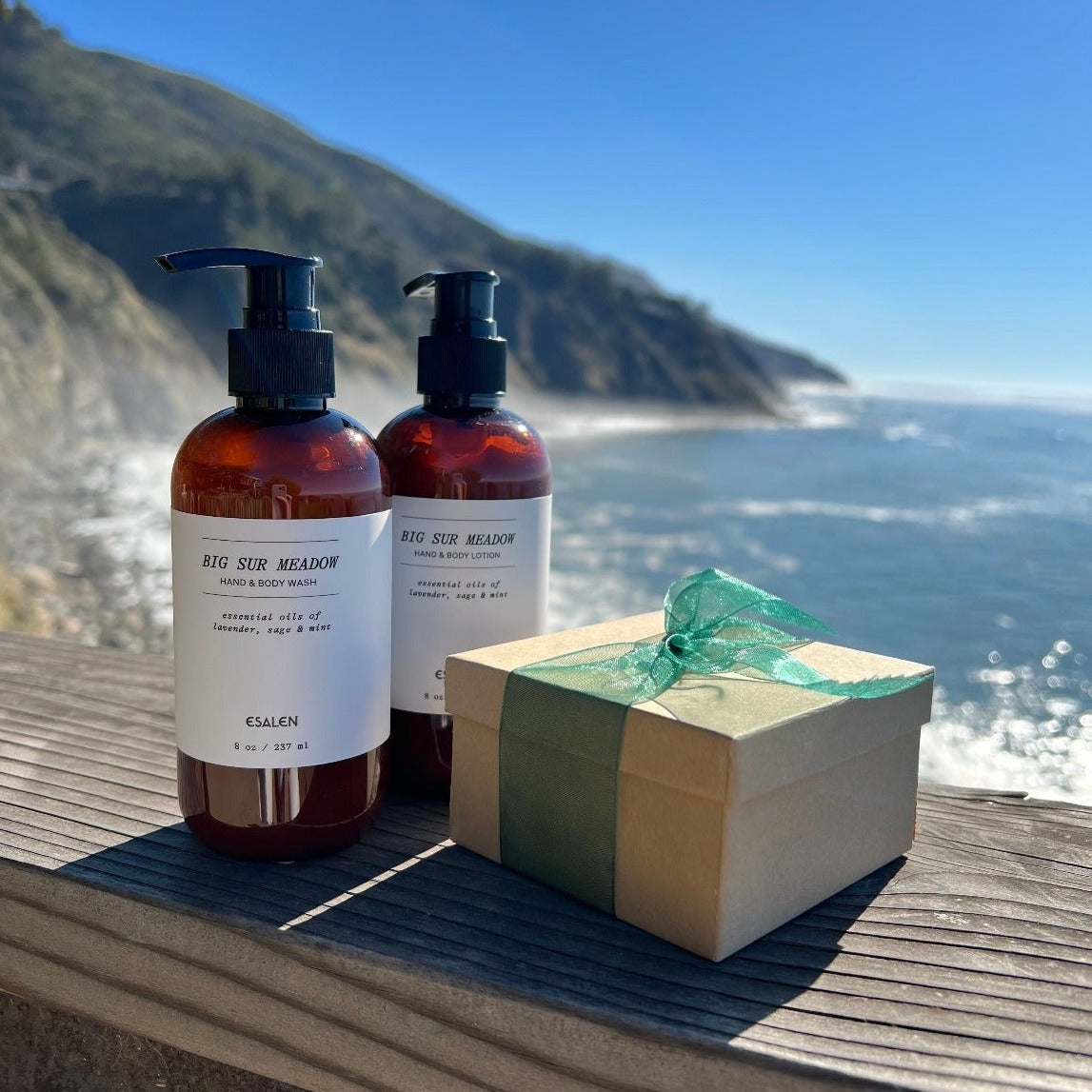 Esalen Bath & Body Big Sur Meadow Hand & Body Lotion by Esalen with Body Wash