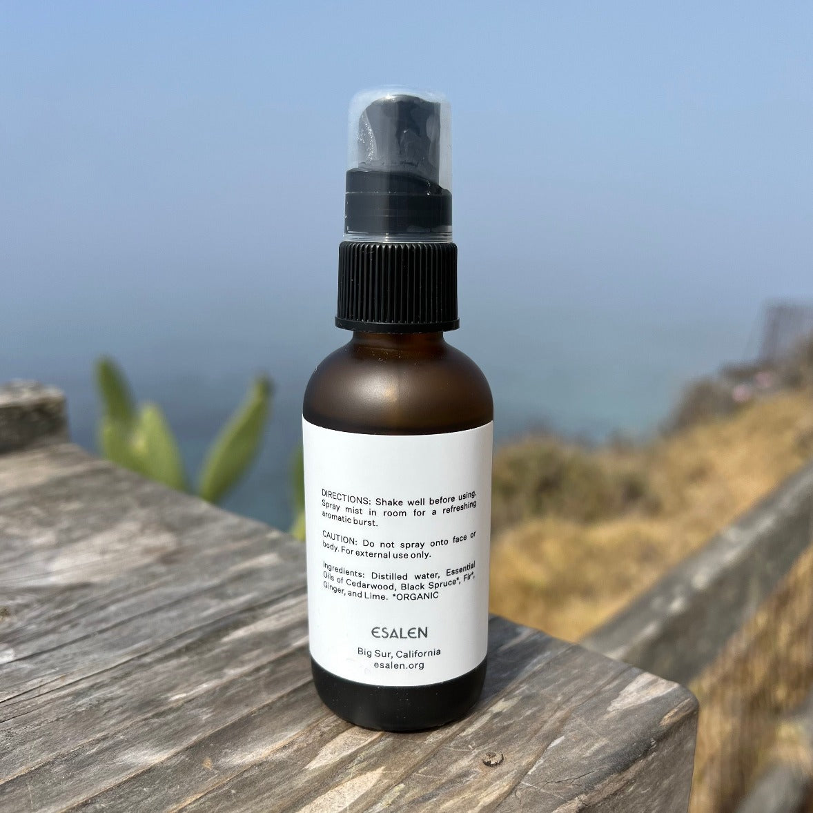 Esalen Bath & Body Big Sur Woods Aromatic Mist by Esalen back