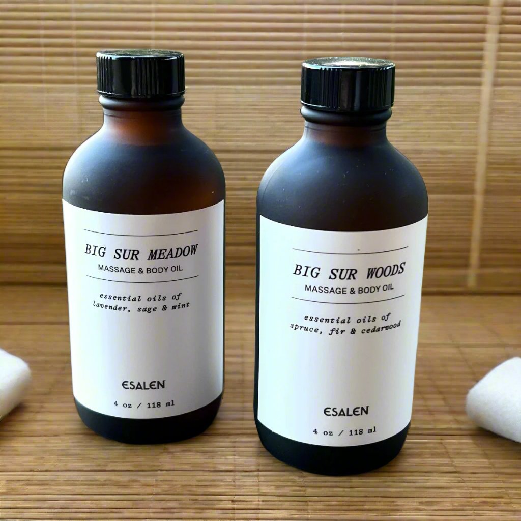 Esalen Bath & Body Big Sur Woods Massage & Body Oil by Esalen with Big Sur Meadow