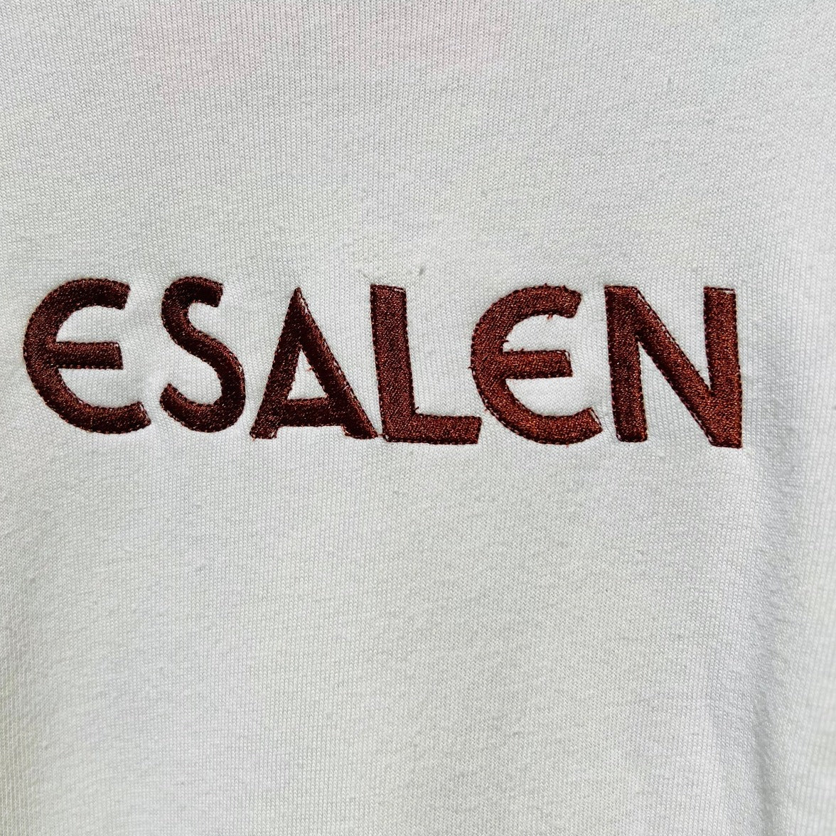 2 Mini Logo Sweatshirt in Cream by Esalen x C.Bonz