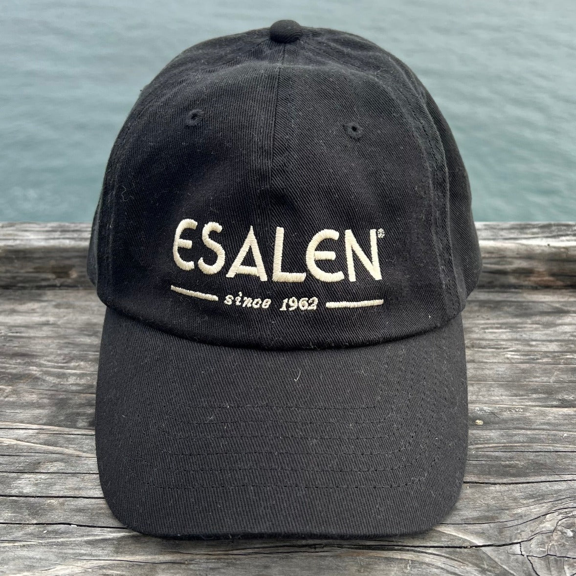 Esalen 1962 Logo Baseball Hat in Black