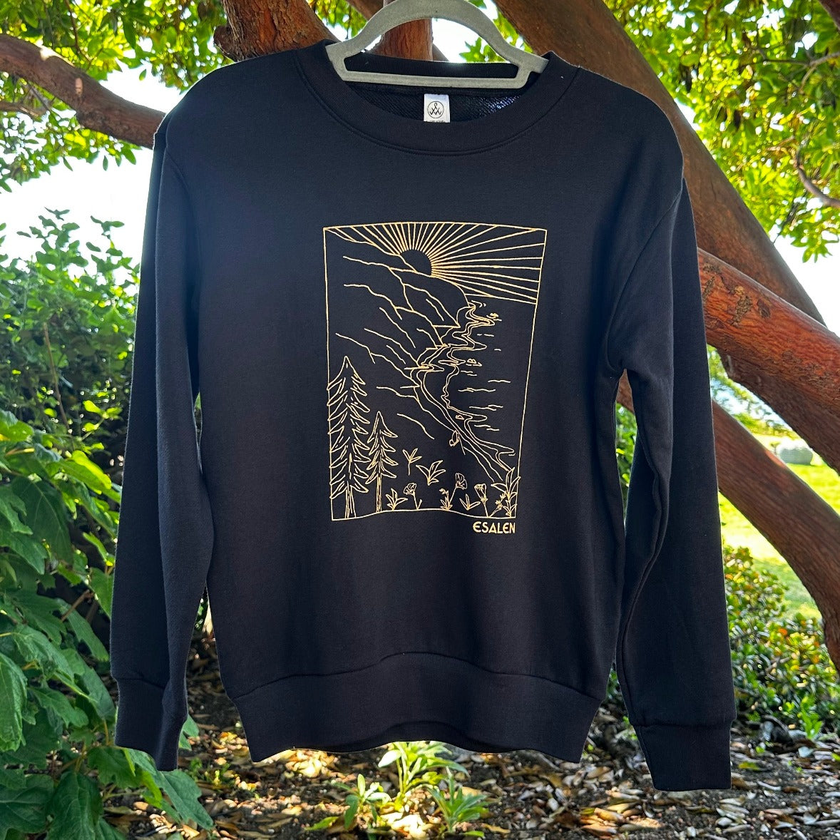 Square Cliff Esalen Landscape Sweatshirt in Black - Classic Collection