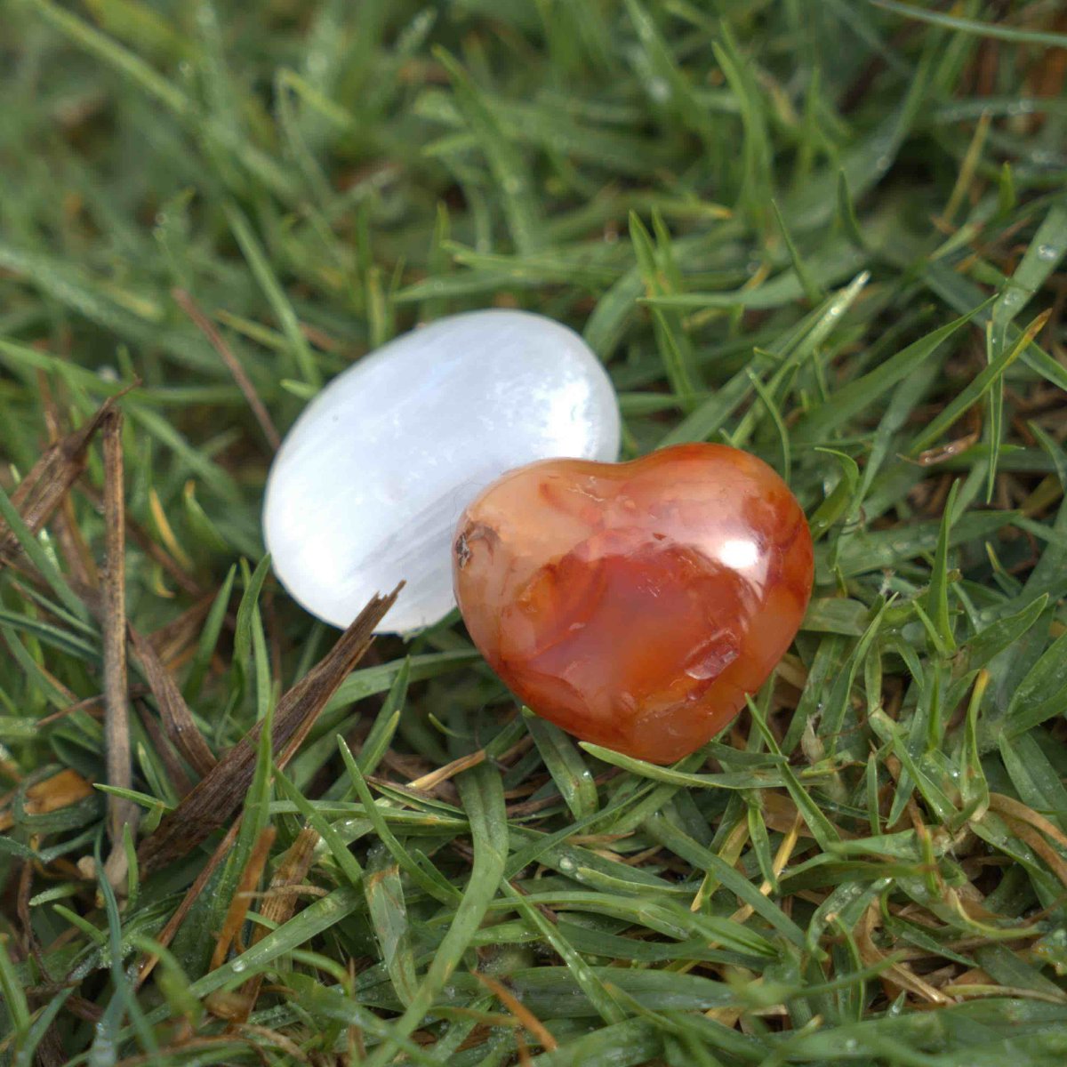 Carnelian Heart Stone