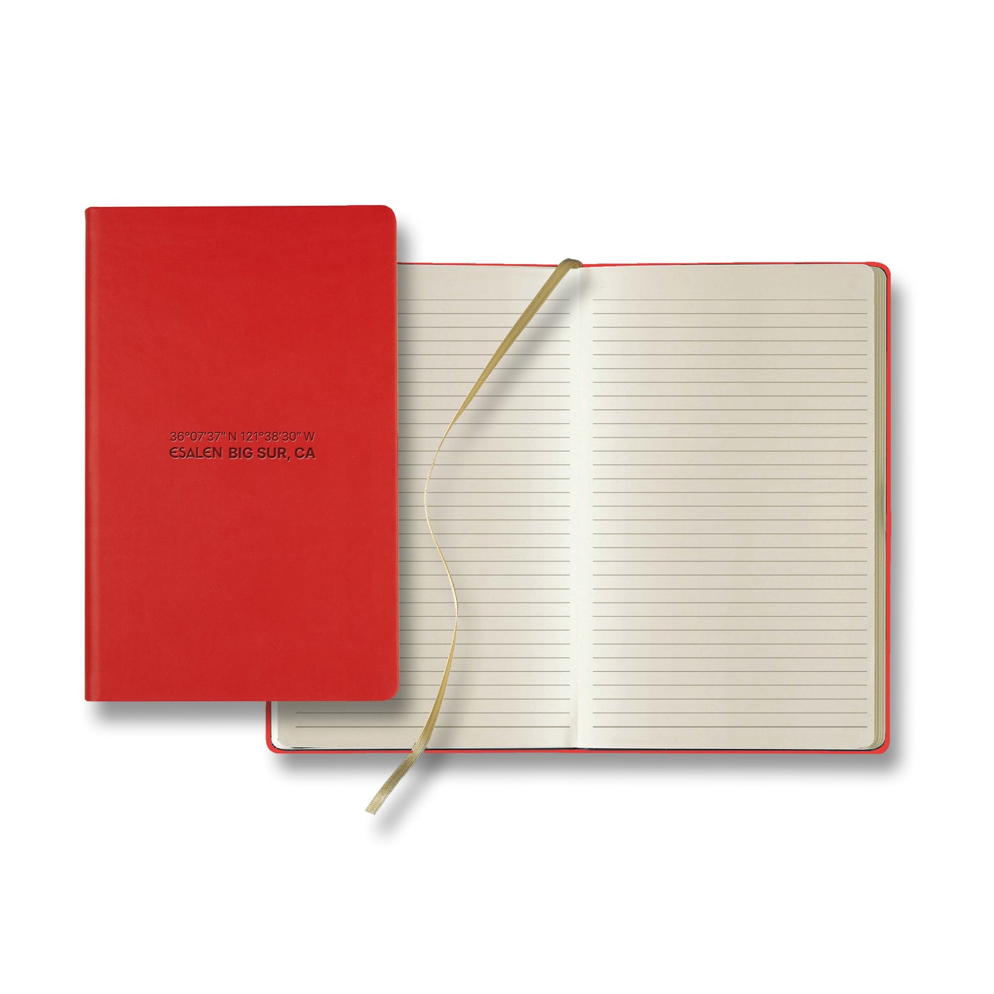 Esalen Coordinates Journal in Poppy Red