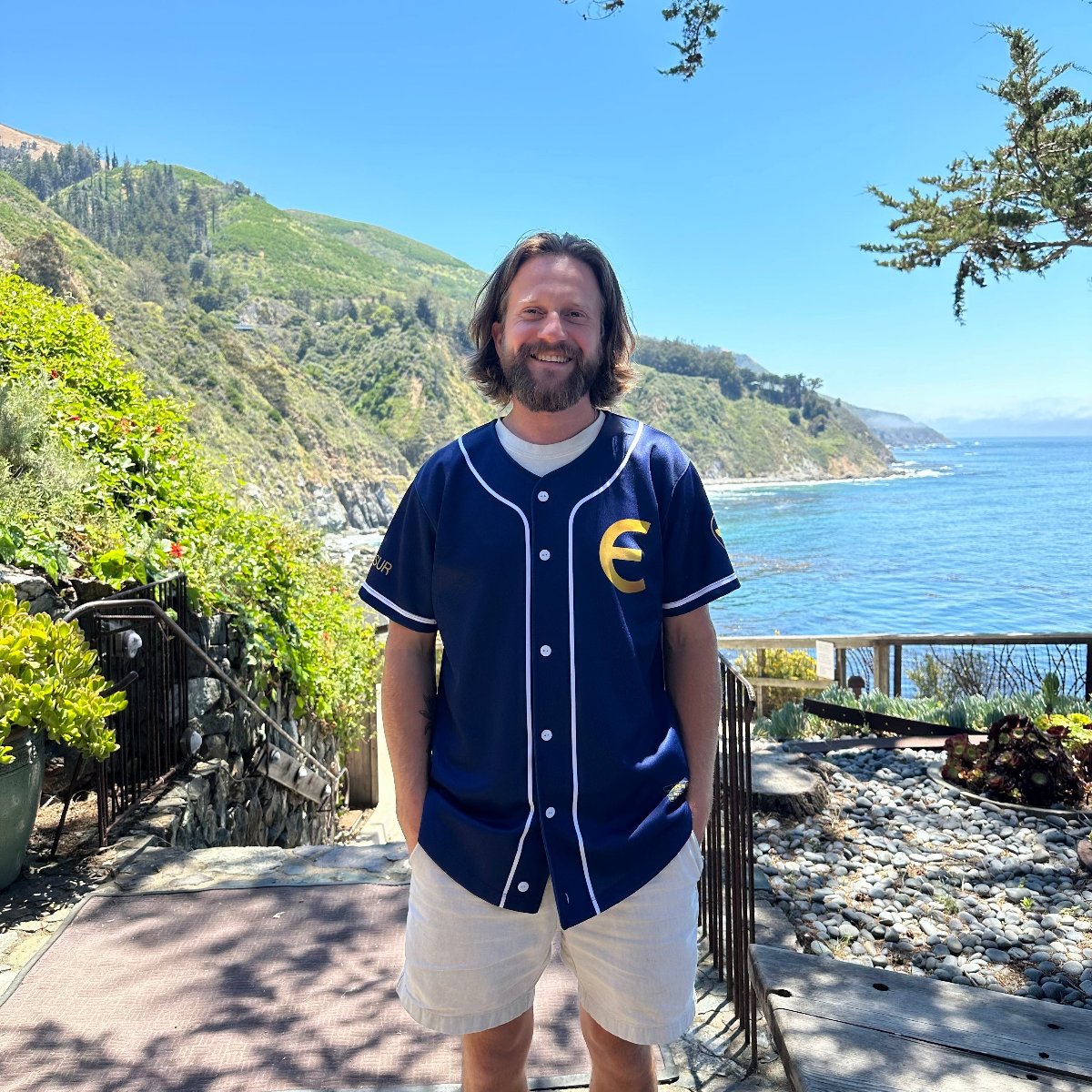 Esalen Apparel - Esalen Baseball Jersey 2024 on staff member