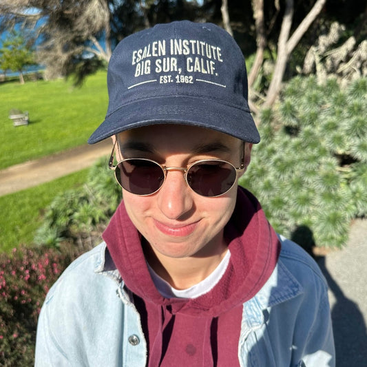 Esalen Apparel & Accessories - Esalen Big Sur Twill Hat in Navy, front view