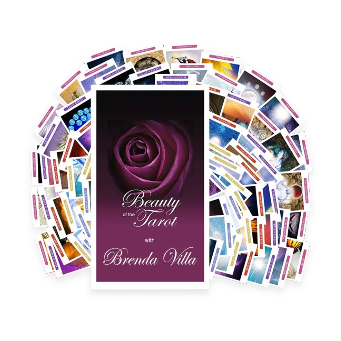 Esalen Books - Beauty of the Tarot Deck by Brenda Rose front 