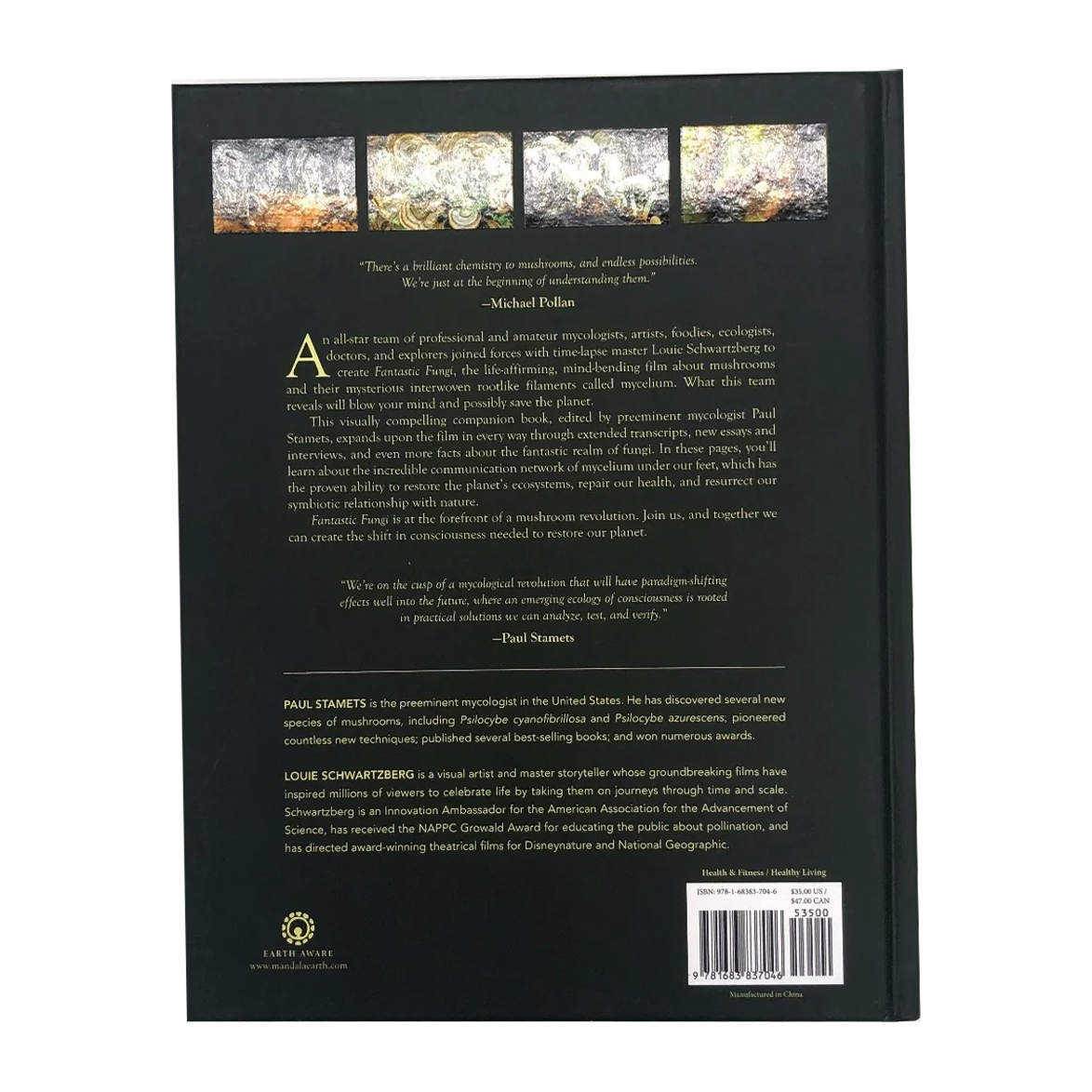 Esalen Books - Fantastic Fungi by Paul Stamets back cover