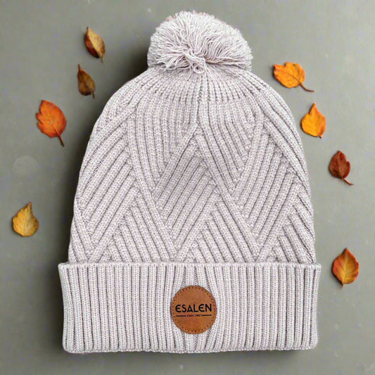 Pom Pom Beanie in Heather
