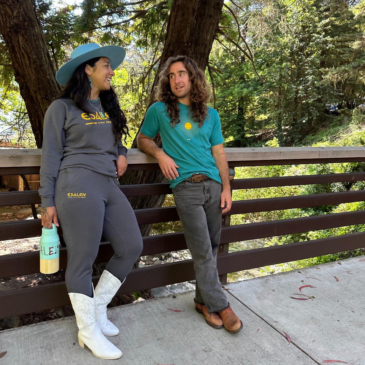 1962 Esalen Logo Sweatpant in Dark Grey - Classic Collection