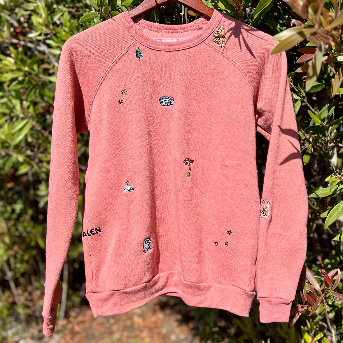 Mini Sprinkle Sweatshirt in Clay by Esalen x C.Bonz