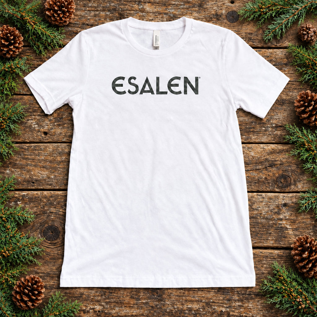 Esalen Classic Logo T'Shirt in True White