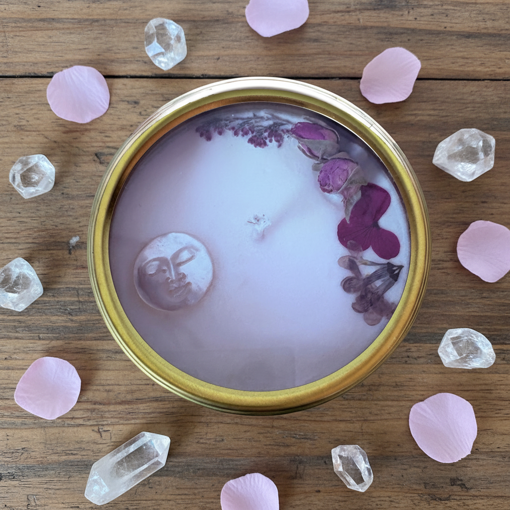 Full Moon Candle by Goddess Moon Goods