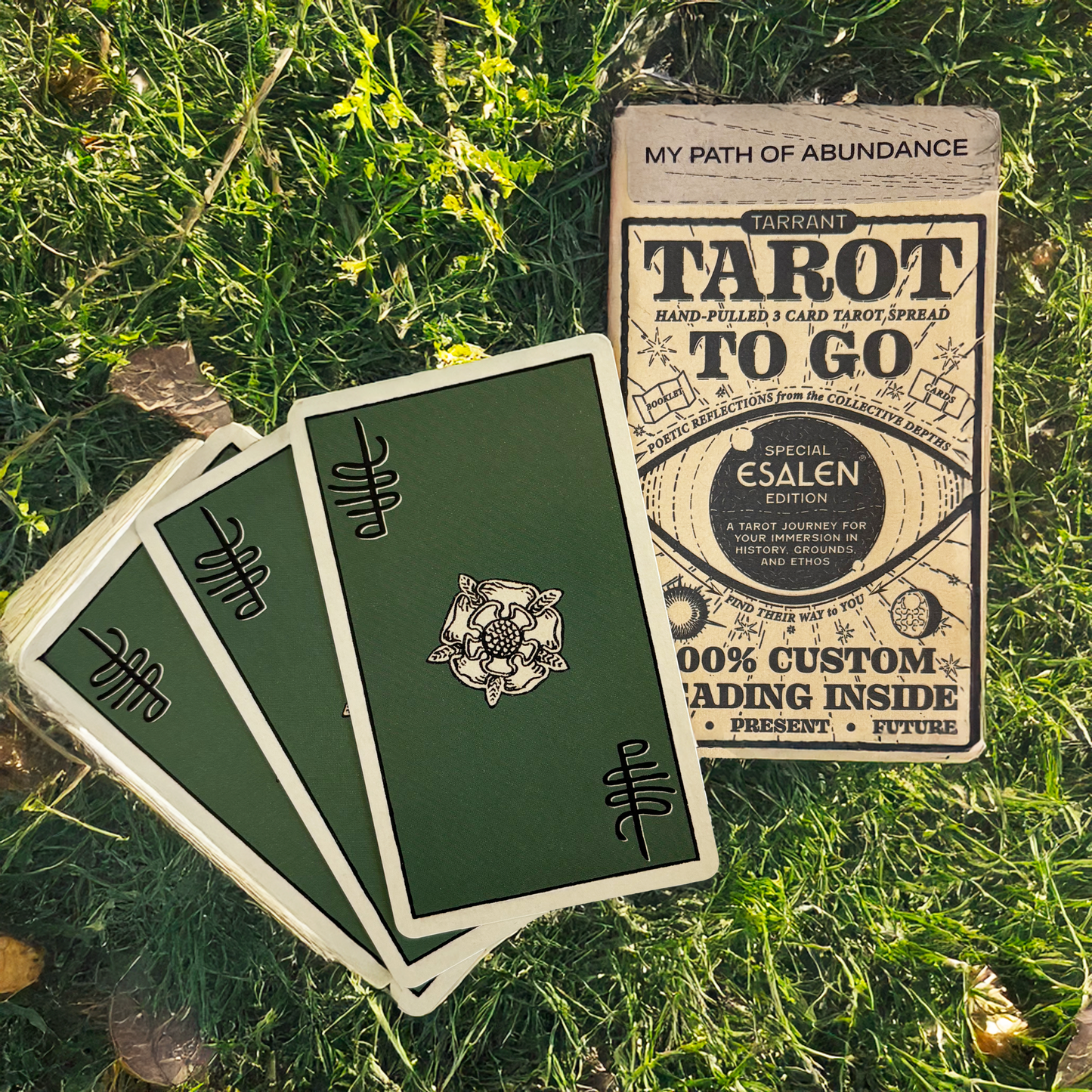 Tarot To Go 3 Card Pull Packet, Esalen Version by Alexander Tarrant