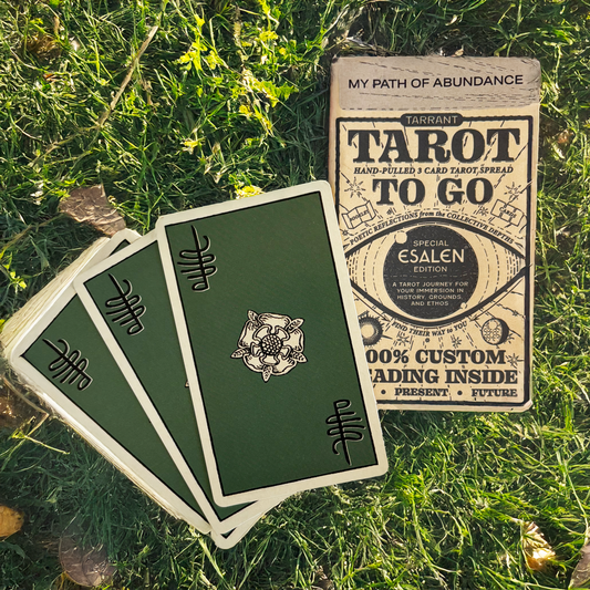 Tarot To Go 3 Card Pull Packet, Esalen Version by Alexander Tarrant