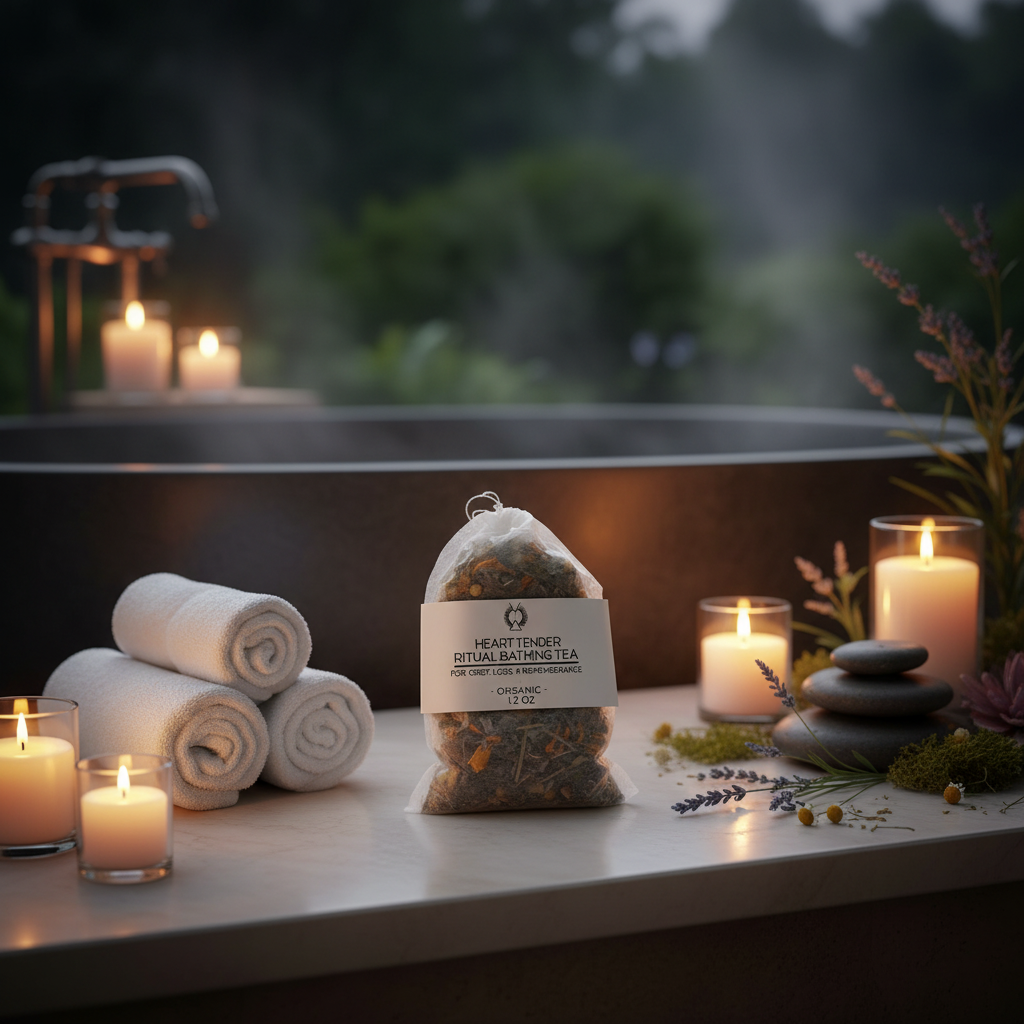 Heart Tender Herbal Bathing Tea by Lisa Hudson