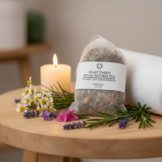 Heart Tender Herbal Bathing Tea by Lisa Hudson