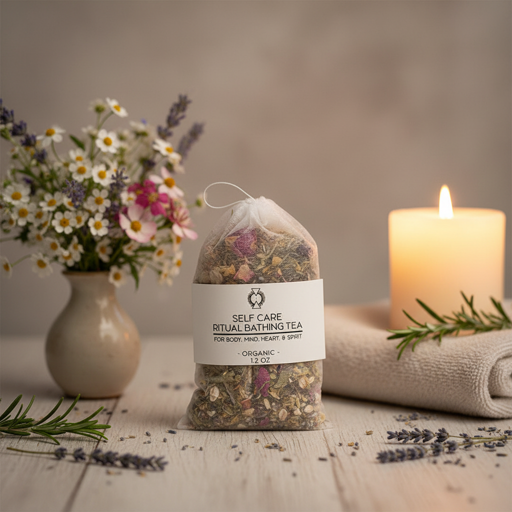 Self-Care Herbal Bathing Tea by Lisa Hudson
