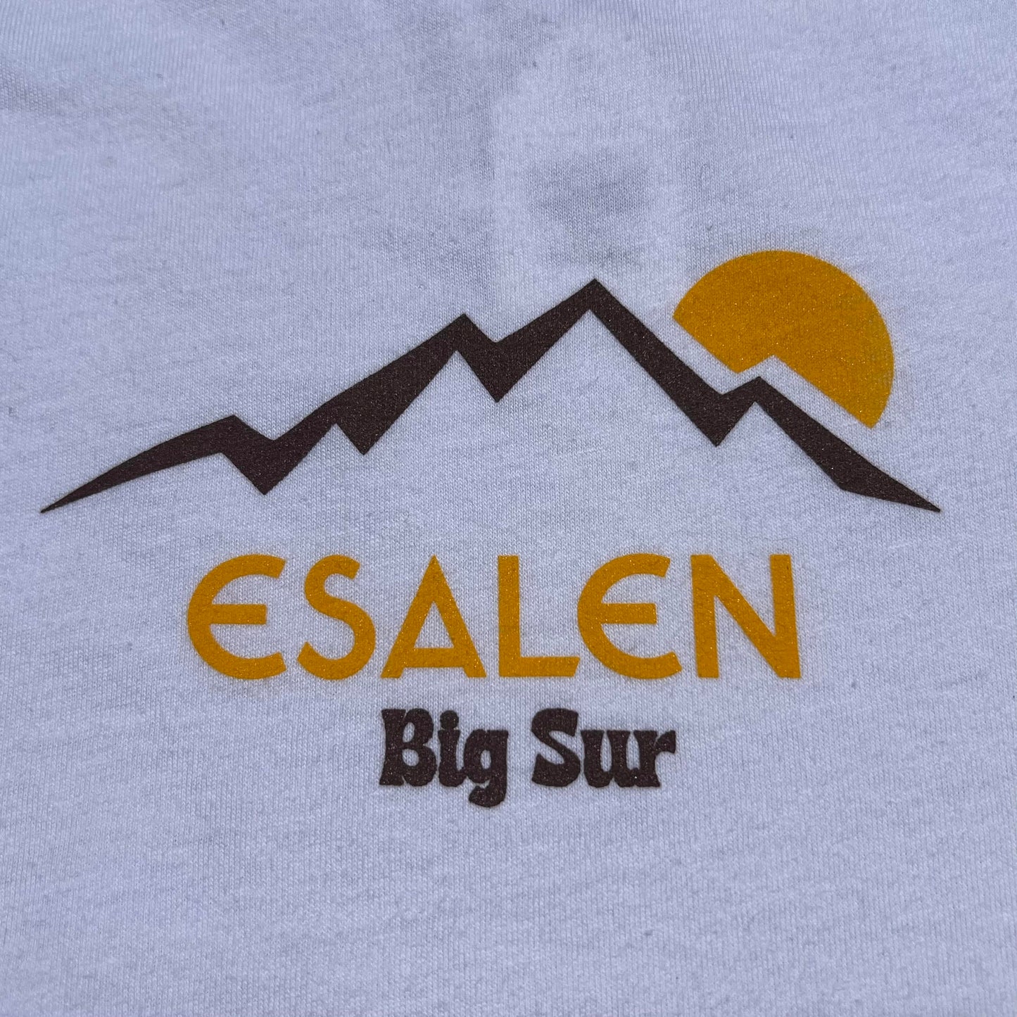 Esalen Mt Sun Logo Toddler T-Shirt in White