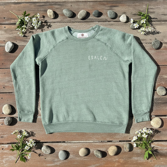 Big Sur Tall Tree Esalen Sweatshirt in Forest Green by Somewhere x Esalen