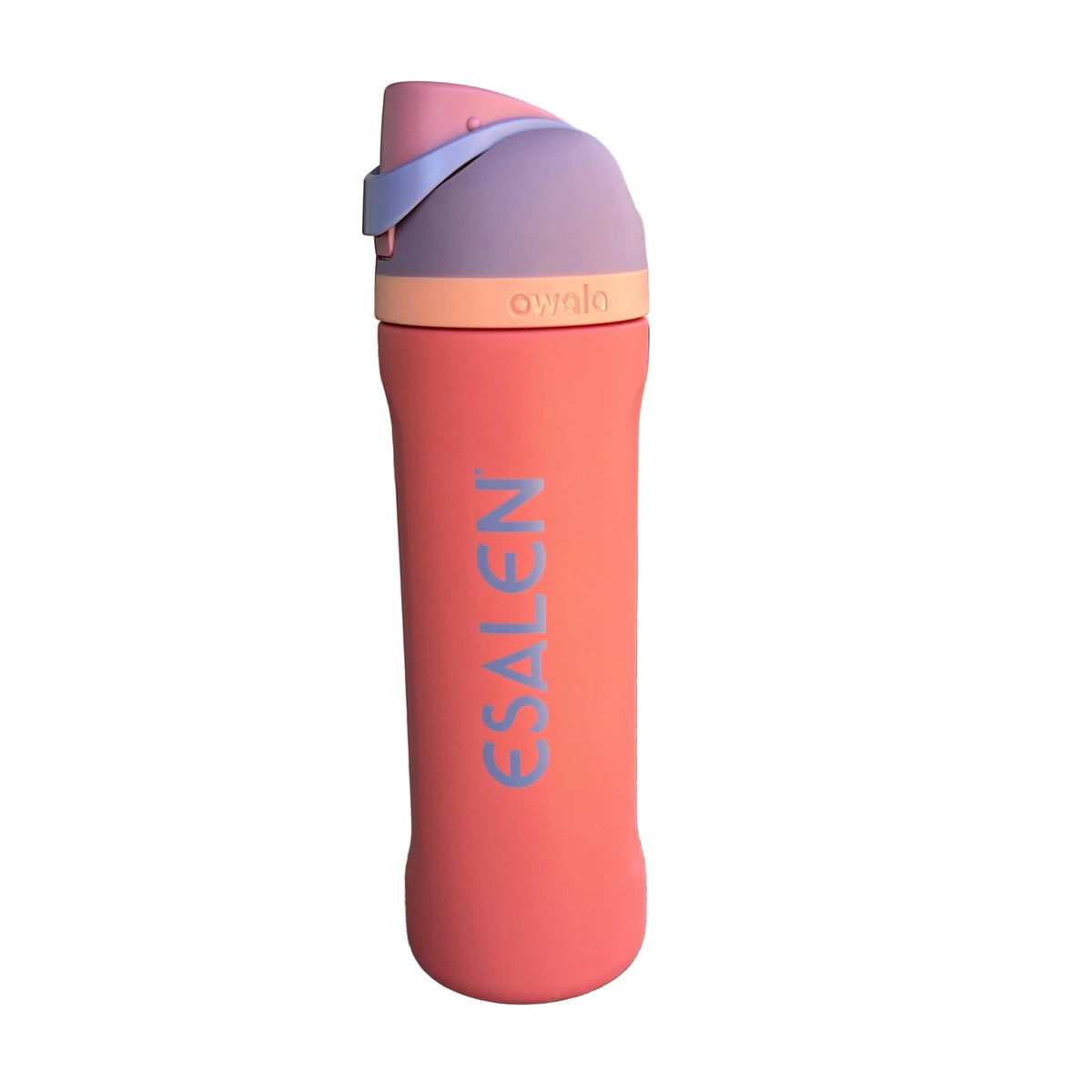 Esalen Classic Logo Owala Freesip Bottle in Terracotta Sunset