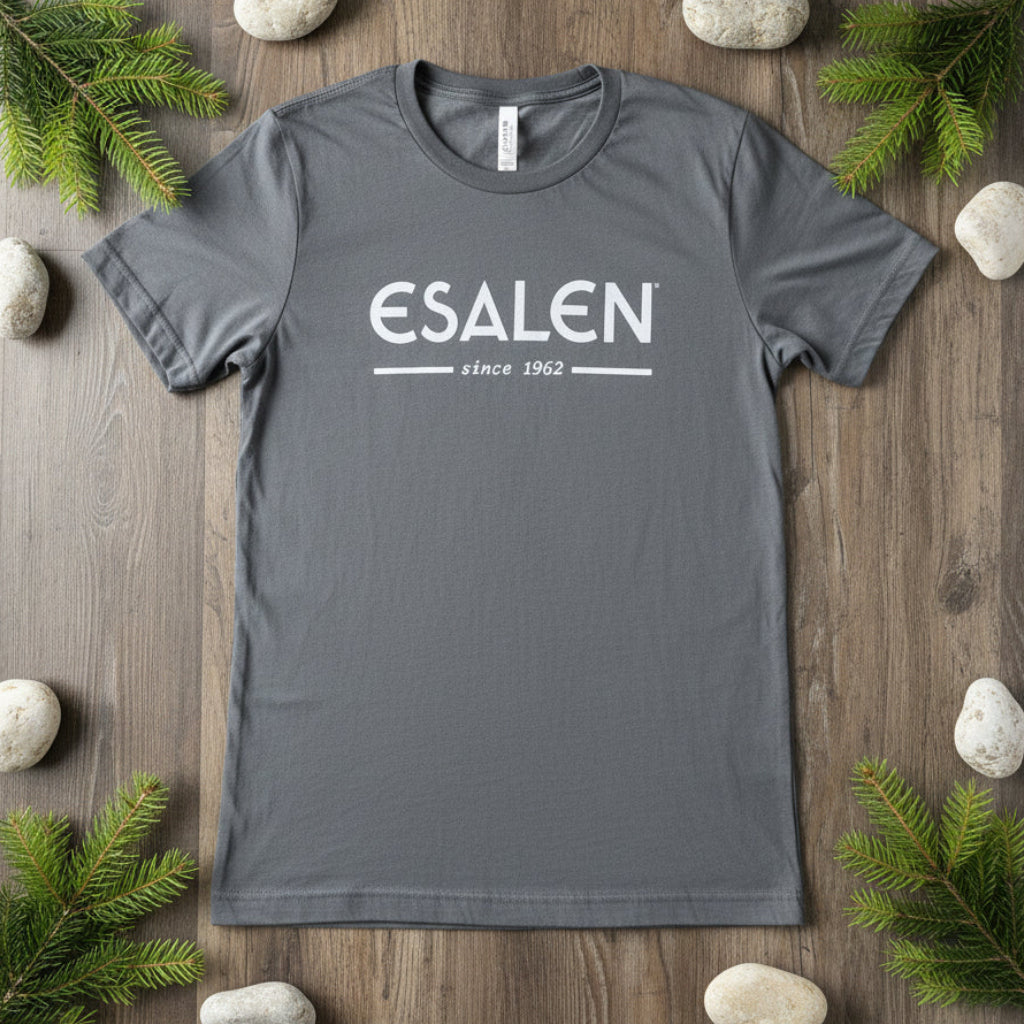 Esalen Since 1962 Logo T'Shirt in Asphalt