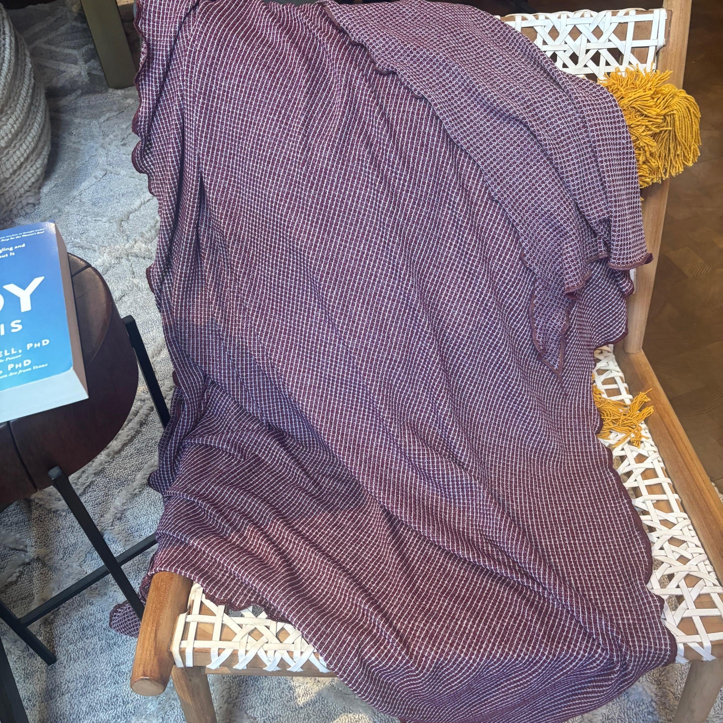 Esalen x Late Sunday Afternoon DNA Wrap in Wine