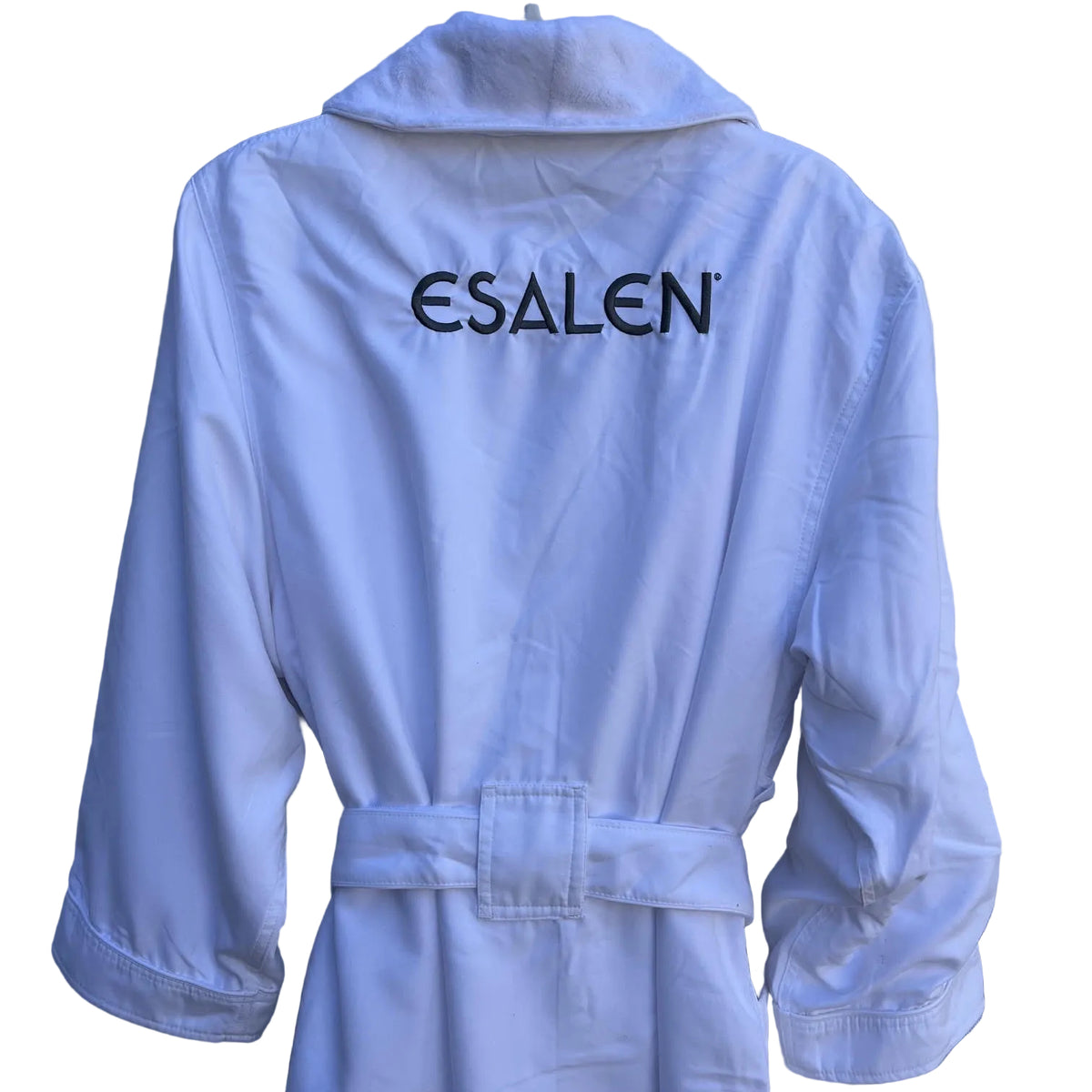 Esalen Embroidered Robe in White