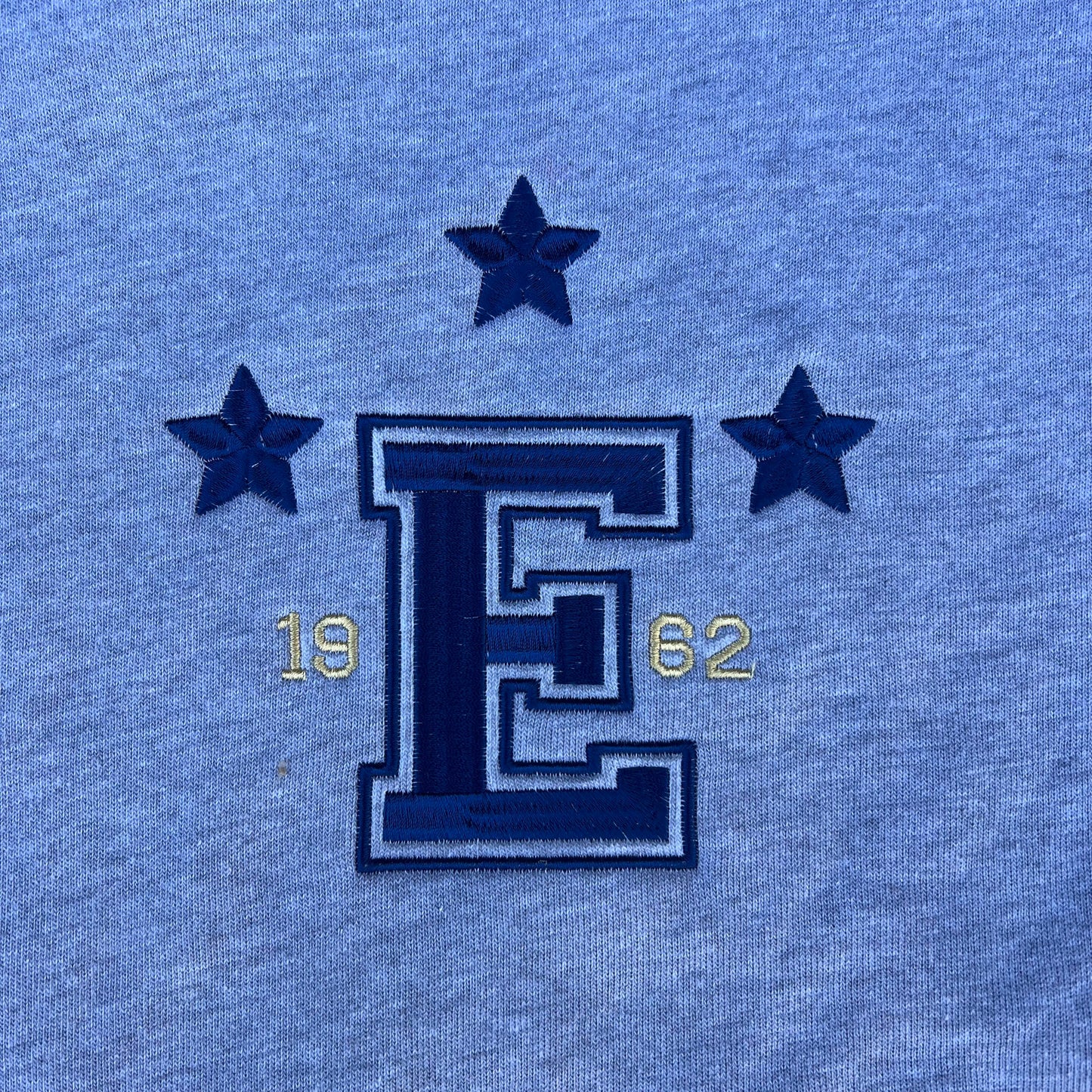 Stars & Esalen E Logo Embroidered Hoodie in Heather Grey