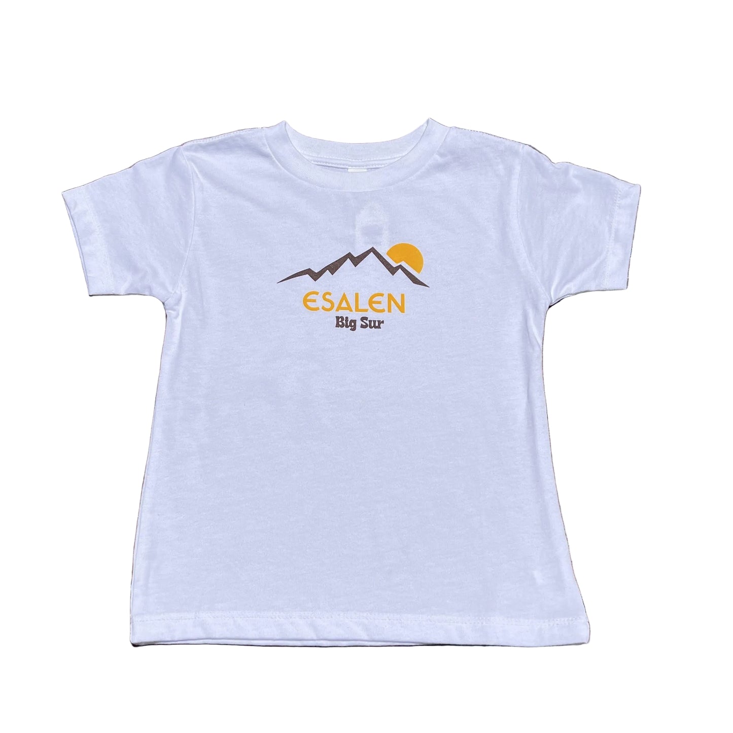 Esalen Mt Sun Logo Toddler T-Shirt in White