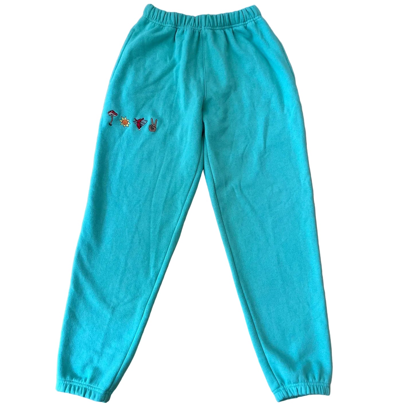 Esalen 4 Mini Embroidered Jogger Pant in Green by C-Bonz x Esalen