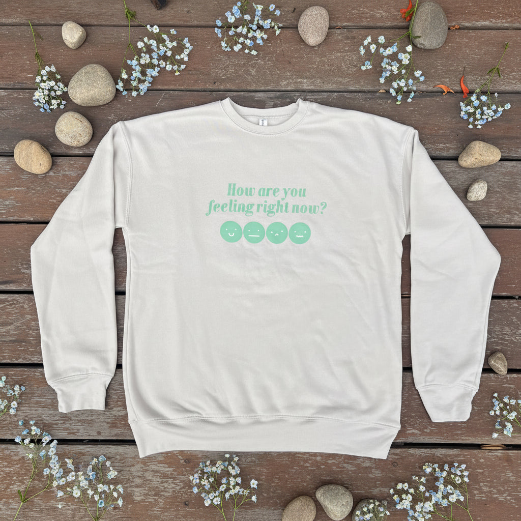 Esalen Check-In Logo Sweatshirt in Dust