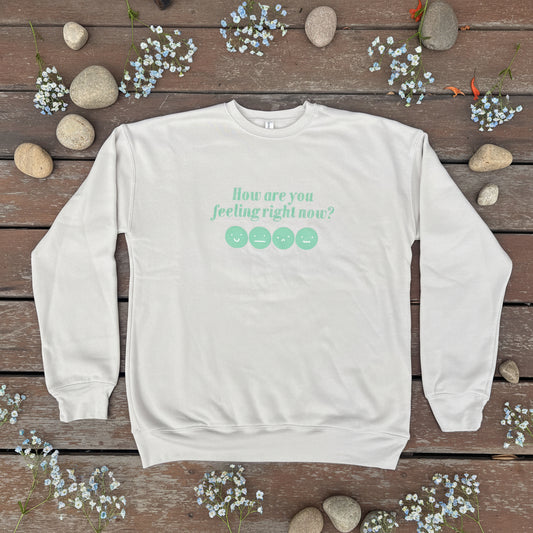 Esalen Check-In Logo Sweatshirt in Dust